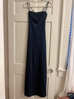 Navy Blue Formal Dress